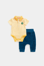 Load image into Gallery viewer, Mothercare Dinosaur Bodysuit and Jogger Set