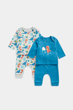 Load image into Gallery viewer, Mothercare Dinosaur Tshirts and Jogger Four Piece Set