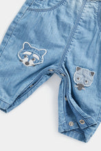 Load image into Gallery viewer, Mothercare Denim Dungaree and Long Sleeve Bodysuit
