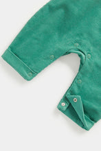 Load image into Gallery viewer, Mothercare Green Frog Cord Dungaree Set