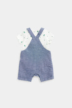 Load image into Gallery viewer, Mothercare Bibshorts and Bodysuit Set