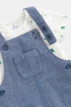 Load image into Gallery viewer, Mothercare Bibshorts and Bodysuit Set