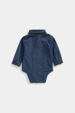 Load image into Gallery viewer, Mothercare Denim Shirt Bodysuit
