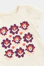 Load image into Gallery viewer, Mothercare Cream Floral T-Shirt
