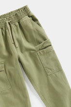 Load image into Gallery viewer, Mothercare Khaki Cargo Jogger