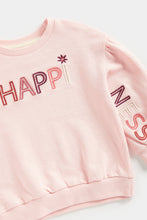 Load image into Gallery viewer, Mothercare Pink Sweat Top and Shorts Set