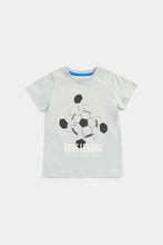 Load image into Gallery viewer, Mothercare Grey Football Game T-Shirt