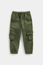 Load image into Gallery viewer, Mothercare Khaki Cargo Trousers