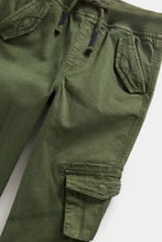 Load image into Gallery viewer, Mothercare Khaki Cargo Trousers