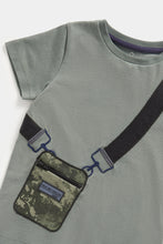 Load image into Gallery viewer, Mothercare Khaki Novelty Bag T-Shirt