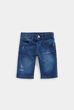 Load image into Gallery viewer, Mothercare Denim Rip-and-Repair Shorts