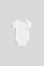 Load image into Gallery viewer, Mothercare Short-Sleeved Bodysuits - 5 Pack