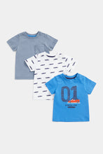 Load image into Gallery viewer, Mothercare Multi Racing Car T-Shirts - 3 Pack