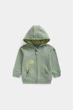 Load image into Gallery viewer, Mothercare Green Dinosaur Hoody