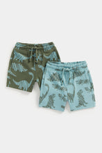 Load image into Gallery viewer, Mothercare Jurassic Jersey Shorts - 2 Pack