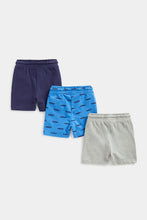 Load image into Gallery viewer, Mothercare Racing Car Jersey Shorts - 3 Pack