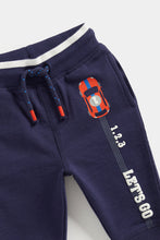 Load image into Gallery viewer, Mothercare Navy Racing Car Jogger