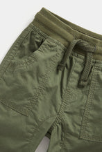 Load image into Gallery viewer, Mothercare Khaki Poplin Roll-Up Trousers
