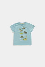 Load image into Gallery viewer, Mothercare Blue Jurassic Dinosaur T-Shirt
