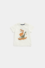 Load image into Gallery viewer, Mothercare White Animal Adventure T-Shirt