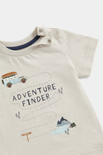 Load image into Gallery viewer, Mothercare Beige Adventure Finder T-Shirt