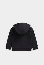 Load image into Gallery viewer, Mothercare Black Zip-Up Hoody