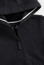 Load image into Gallery viewer, Mothercare Black Zip-Up Hoody