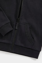 Load image into Gallery viewer, Mothercare Black Zip-Up Hoody
