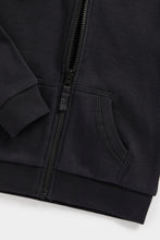 Load image into Gallery viewer, Mothercare Black Zip-Up Hoody