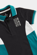 Load image into Gallery viewer, Mothercare Blocked Pique Polo Shirt
