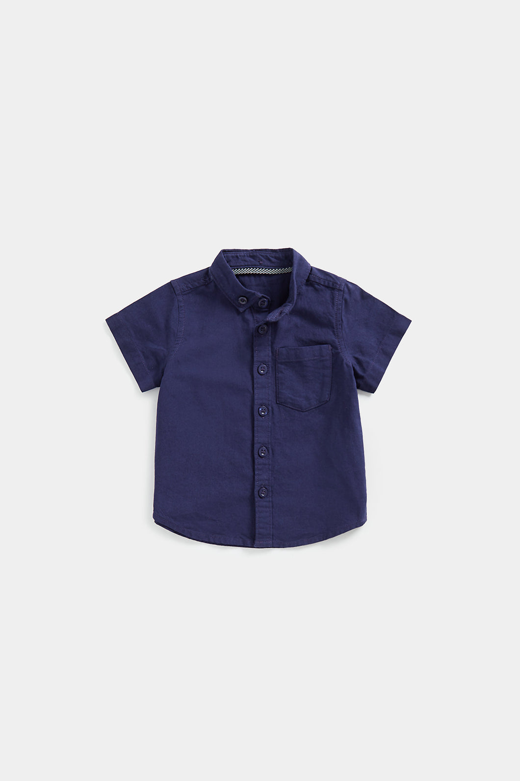 Mothercare Navy Short-Sleeved Shirt