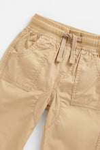 Load image into Gallery viewer, Mothercare Tan Poplin Roll-Up Trousers