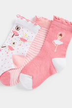 Load image into Gallery viewer, Mothercare Ballerina Socks - 3 Pack