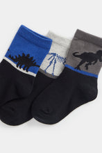 Load image into Gallery viewer, Mothercare Dinosaur Socks - 3 Pack