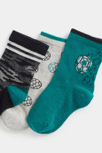Load image into Gallery viewer, Mothercare Football Socks- 3 Pack