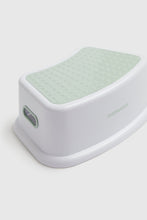 Load image into Gallery viewer, Mothercare Step Stool Green And White