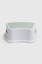 Load image into Gallery viewer, Mothercare Step Stool Green And White