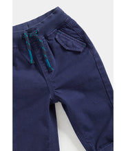 Load image into Gallery viewer, Mothercare Navy Cargo Trousers
