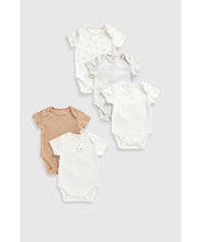 Load image into Gallery viewer, Mothercare Bear Short-Sleeved Bodysuits - 5 Pack