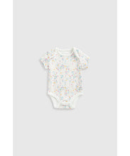 Load image into Gallery viewer, Mothercare Wild Flowers Short-Sleeved Bodysuits - 5 Pack