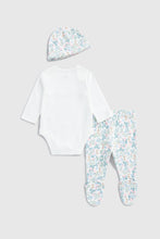 Load image into Gallery viewer, Mothercare Strawberry 3 Piece Baby Outfit Set