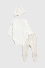 Load image into Gallery viewer, Mothercare Giraffe 3 Piece Baby Outfit Set