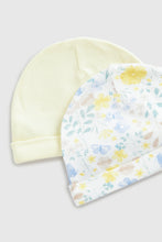 Load image into Gallery viewer, Mothercare Butterfly Baby Hats - 2 Pack