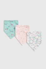 Load image into Gallery viewer, Mothercare Floral Dribble Bibs - 3 Pack