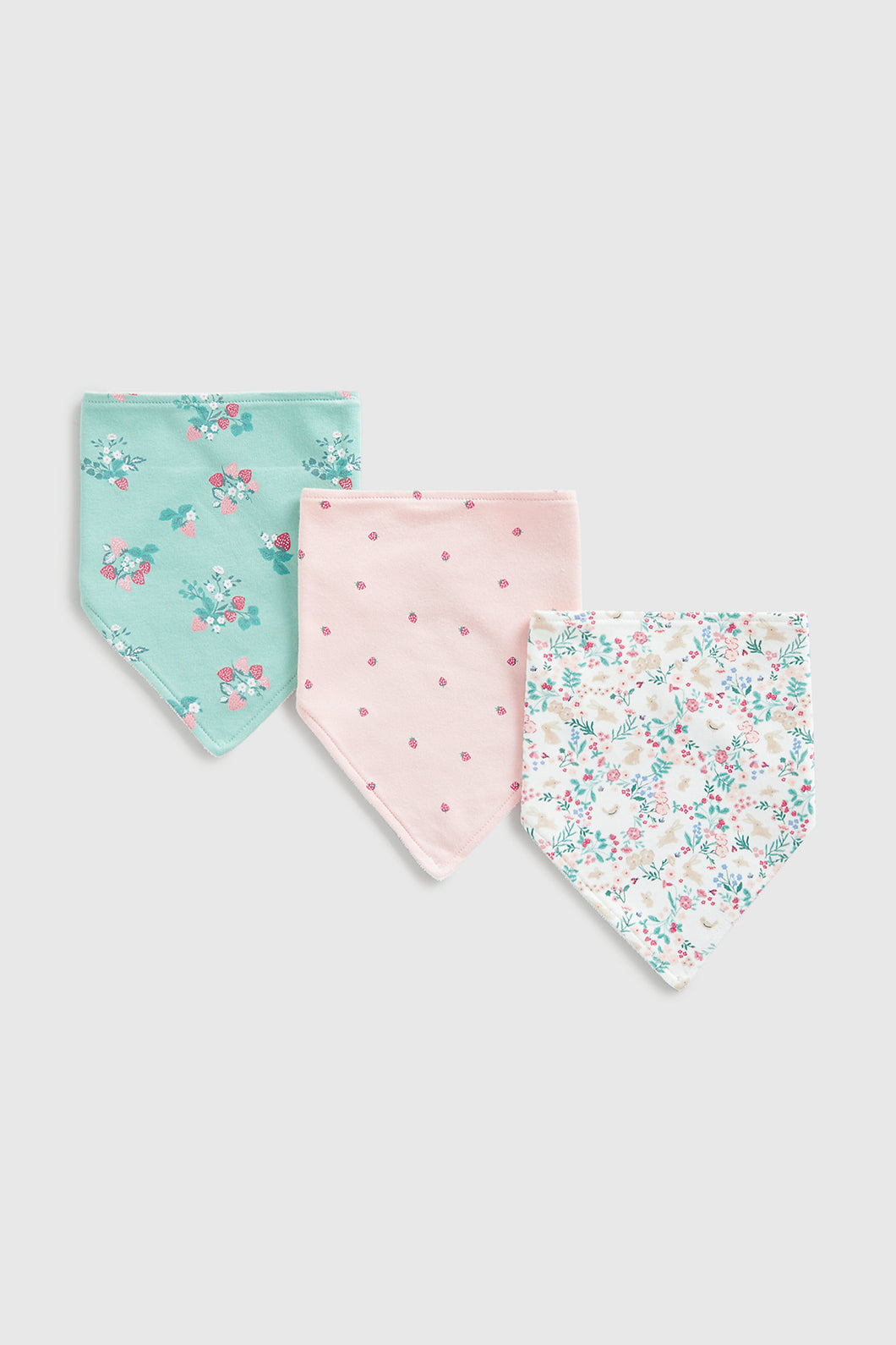 Mothercare Floral Dribble Bibs - 3 Pack