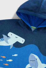 Load image into Gallery viewer, Mothercare Under The Sea Towelling Poncho