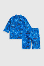Load image into Gallery viewer, Mothercare Marble Sunsafe Rash Vest and Shorts UPF50+