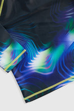 Load image into Gallery viewer, Mothercare Black and Lime Sunsafe Rash Vest and Shorts Upf50+