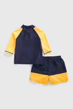 Load image into Gallery viewer, Mothercare Tiger Sunsafe Rash Vest and Woven Shorts