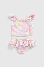 Load image into Gallery viewer, Mothercare Floral Frill Tankini